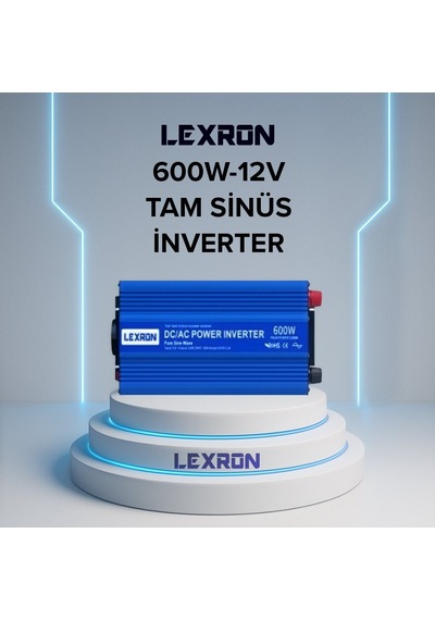 Lexron 600w 12v 600 Watt Tam Sinüs İnverter