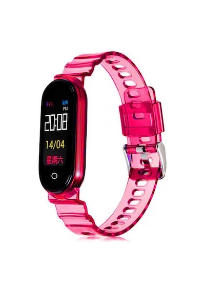 Xiaomi Mi Band 5 Krd-27 Uyumlu Kordon Pembe
