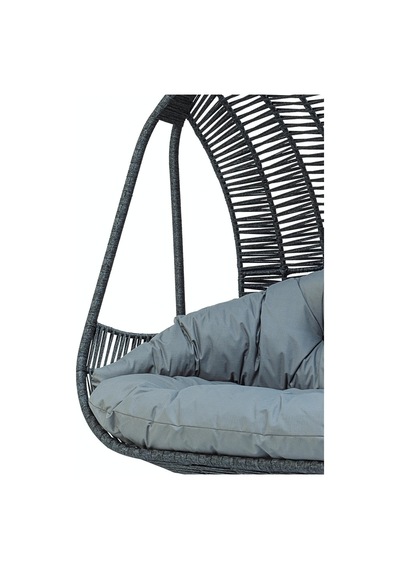 Kupa Loft Rattan Salıncak Çift Kişilik Antrasit Hamak Kupa Loft Rattan Salıncak Çift Kişilik Antrasit Hamak