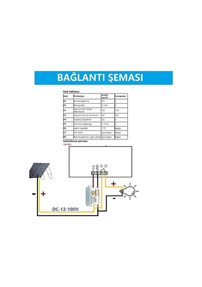W3230 Dc12-100v 10a Güneş Paneli Termostatı