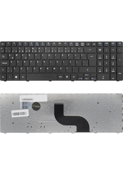Acer Uyumlu E1-531-b9602g50mnks, E1-531-b9604g50mnks, E1-571-32344g50mnks Klavye Tr Siyah