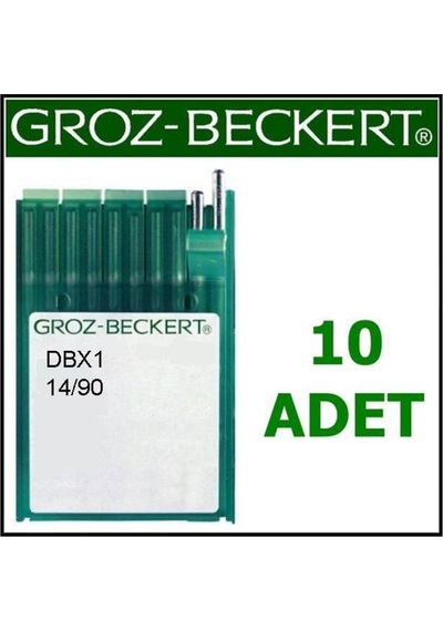 Groz Beckert Dbx1 Gebedur Düz Makine Iğnesi 14 Numara