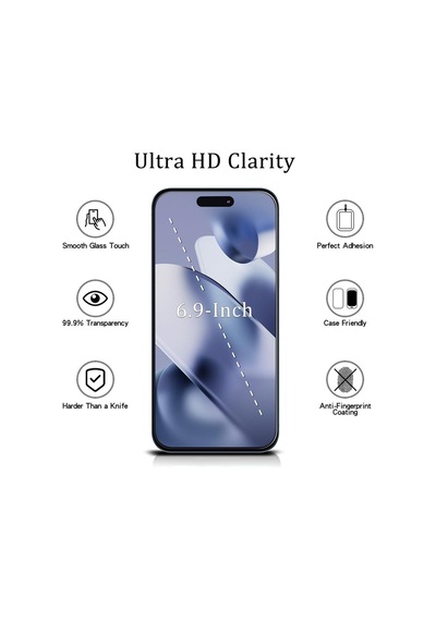 Apple iPhone Uyumlu 16 Pro Max Nano Ekran Koruyucu Kırılmaz Cam - İnce Ve Esnek