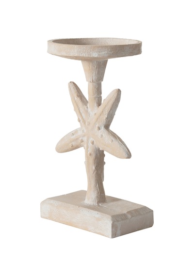 Mudo Home New Starfısh Mumluk Beyaz 12x10x20 Cm Diğer