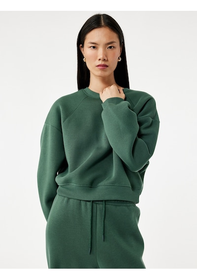Koton Regular Fit Üç İplik Uzun Kollu Bisiklet Yaka Basic Sweatshirt Yeşil 6wak10033ek Yeşil Koton Regular Fit Üç İplik Uzun Kollu Bisiklet Yaka Basic Sweatshirt Yeşil 6wak10033ek Yeşil