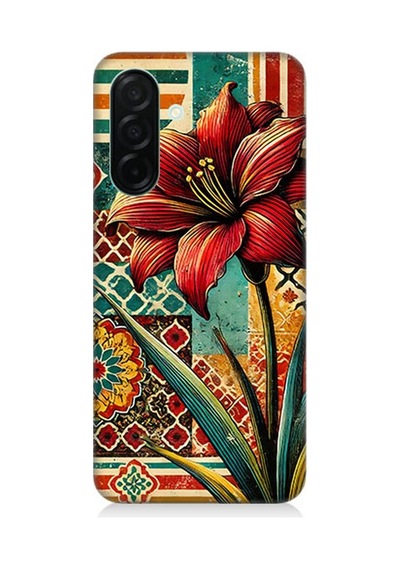 Samsung Galaxy A26 Uyumlu Desende Renkli Çiçek Baharı Desenli Silikon Kılıf Çok Renkli