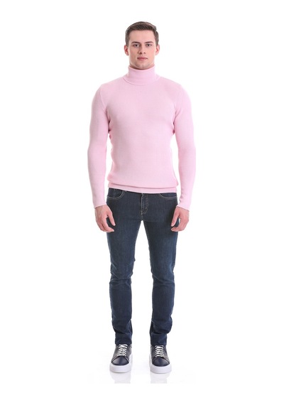 Hatemoğlu Pembe Slim Fit Fitilli Balıkçı Yaka Yünlü Triko Kazak 34232023a0 Pembe Hatemoğlu Pembe Slim Fit Fitilli Balıkçı Yaka Yünlü Triko Kazak 34232023a0 Pembe