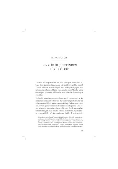 Düşünmenin Doğru Ölçüsü: El-kıstasü L-müstakim