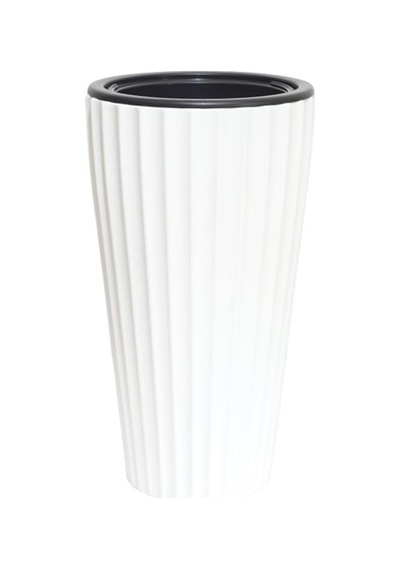 Omnipazar So-lvt1 Lilyum Vazo Saksı Takımı İç Kovalı 54 Litre No:1 Beyaz