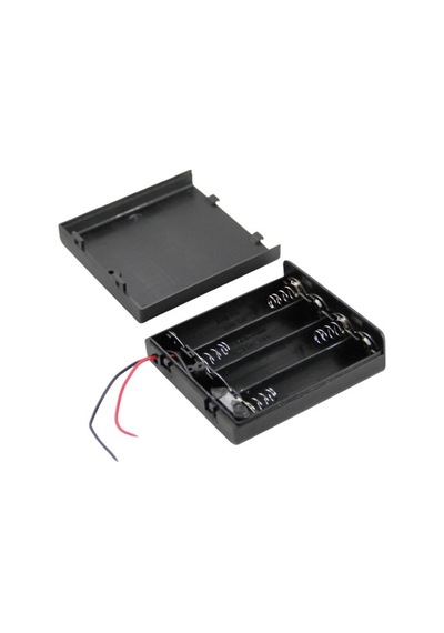 Ic-233f Aa Pil Yuvası 4'lü Kapaklı Switchli