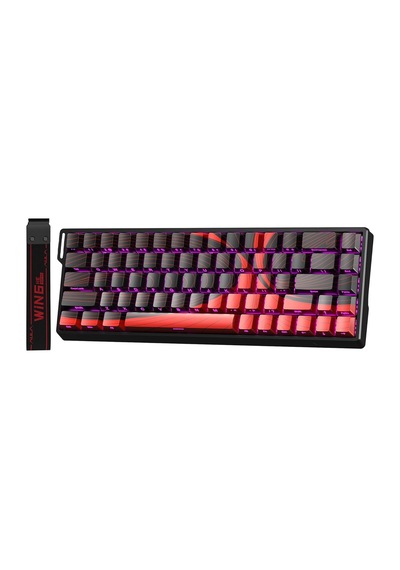 Wın68 He Max Manyetik Klavye Trigger Wing Chun Switch 8000hz Rgb Tkl Hot Swap Oyuncu Klavyesi Kırmızı