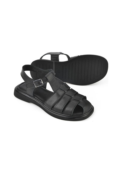 Ziya, Kadın Hakiki Deri Sandalet 1511047z600 Siyah 1511047z600 000 Siyah