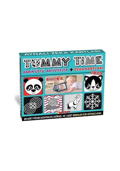 2304 Tummy Time Aynalı Zeka Kartı - Dıy Toy Çok Renkli