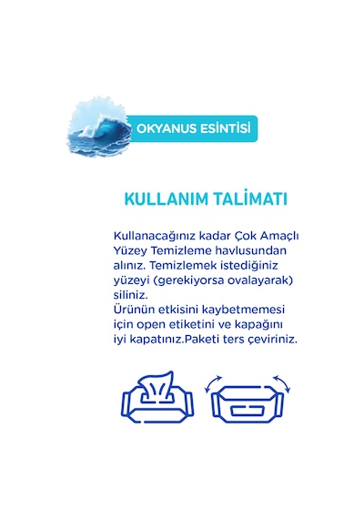 Giggles Xxl İz Bırakmayan Yüzey Temizlik Havlusu - Okyanus Esintisi 100 Yaprak Beyaz