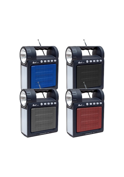 Magicvoice Fp-26 Usb Sd Radyo Fm Bluetooth Destekli Fenerli Taşınabilir Hoparlör Radyolu Işıldak Şarjlı El Feneri