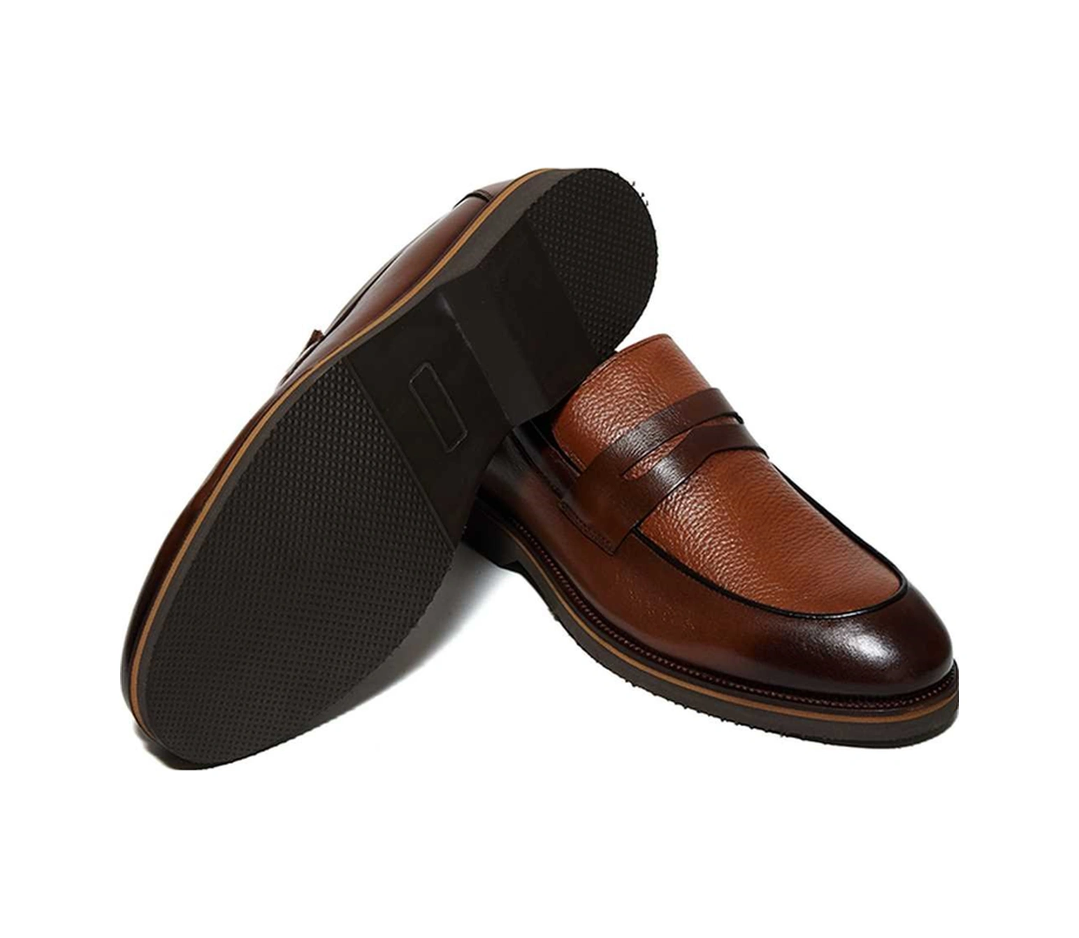 Bestello Bağcıksız Eva Taban Loafer 331-66210 Erkek Ayakkabı Taba