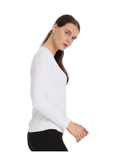 Sportive Ruffle Kadın Beyaz Günlük Stil T-shirt 25kk1030-kbyz 1776189 Beyaz