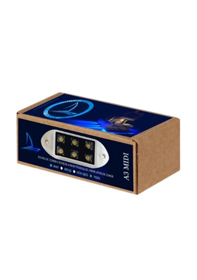 Tekne Su Altı Lambası. Beyaz Işık. 6 Led. 12/24v.