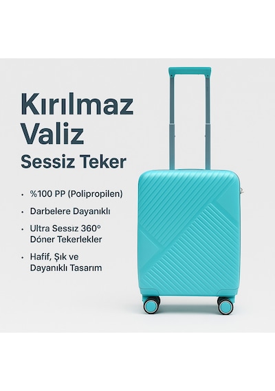 Wexta Pp820-sh31 Triangle Mint Yeşil Büyük Boy Valiz Diğer