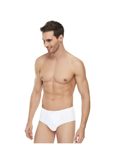 Tutku Elit Erkek Penye Slip Külot 1071 - 3 Adet Beyaz