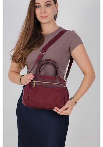 Silver Polo Sp1219 Kadın El Çantası Saten Bordo-bordo