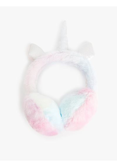 Koton Unicorn Peluş Kulaklık Multıcolor 5wkg50005aa Mavi