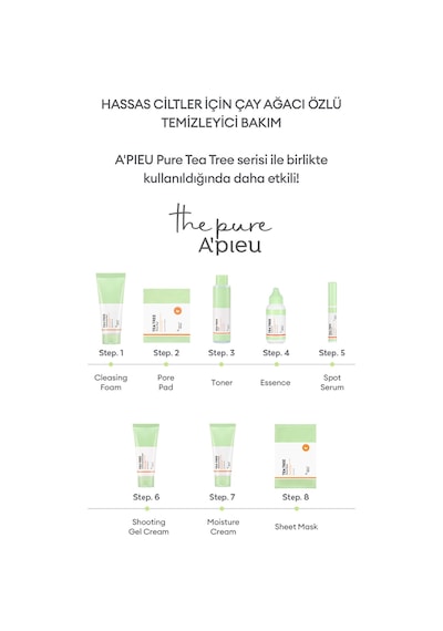 Missha Nonco Tea Tree Cleansing Foam Sivilceli Ciltler için Çay Ağacı İçeren Yüz Yıkama Köpüğü 130 ML