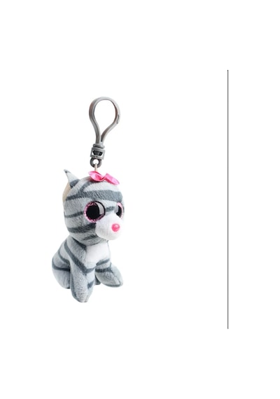 Ty Beanie Boos Peluş Kedi Anahtarlık Kiki Gri