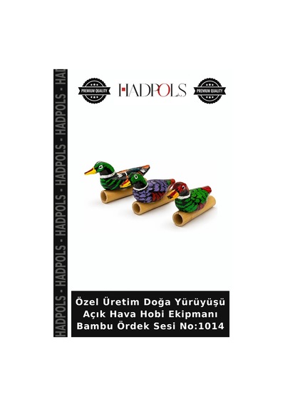 Özel Üretim Doğa Yürüyüşü Açık Hava Hobi Ekipmanı Bambu Ördek Sesi No:1014