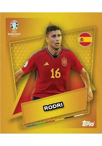 Almanya Euro 2024 Avrupa Şampiyonası Match Attax - 8 Adet Futbolcu Sticker Paketi 48 Adet Sticker