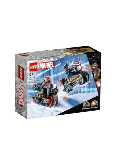 LEGO® Marvel Black Widow ve Kaptan Amerika Motosikletleri 76260