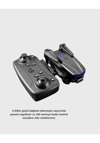 4k Katlanabilir Drone Uzaktan Kontrollü Wi-fi Görüntü Aktarımlı -