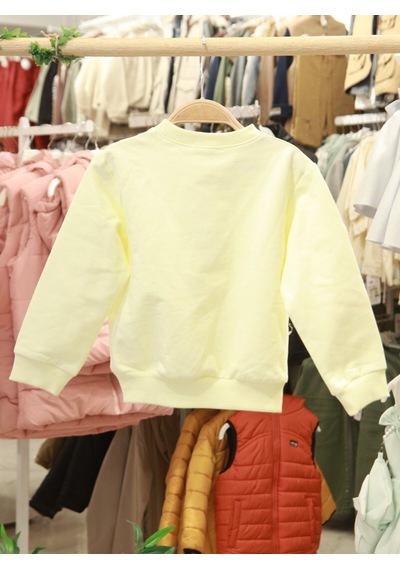 Xo Kids Kız Çocuk Sweatşirt 1-4 Yaş 39622 sarı