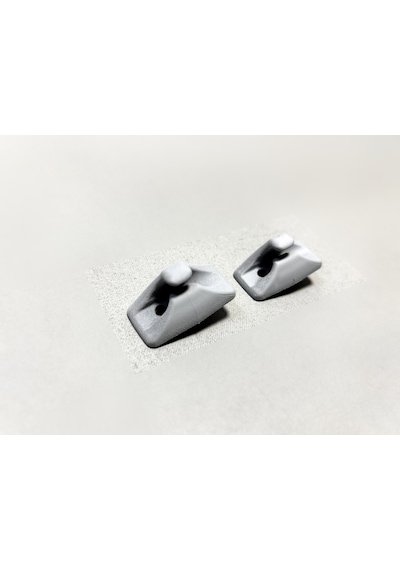 2 X Vw Polo Hb 6n1 1995-2000 Güneşlik Klipsi Gri Sol-sağ