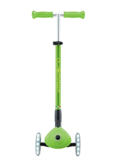 Globber Elite Deluxe Işıklı Scooter - Elma Yeşili Yeşil