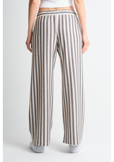 Alexandergardı Çizgili Eşofman Altı Koyu Gri