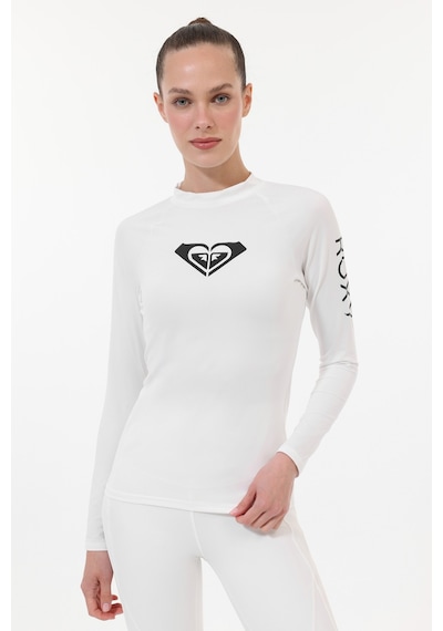 Roxy Whole Hearted Ls Beyaz Kadın Surf Uzun Kol T-shirt