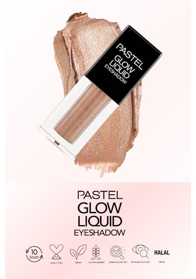 Pastel Glow Liquid Eyeshadow 221 Dreamland + 222 Golden Cage + Transparan Kaş ve Kirpik Maskarası