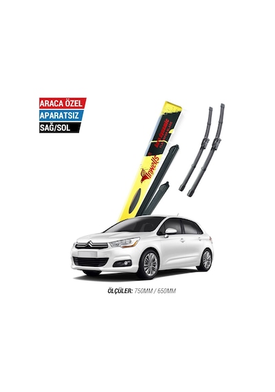 Citroen C4 İnwells Muz Silecek Takımı 2012-2017