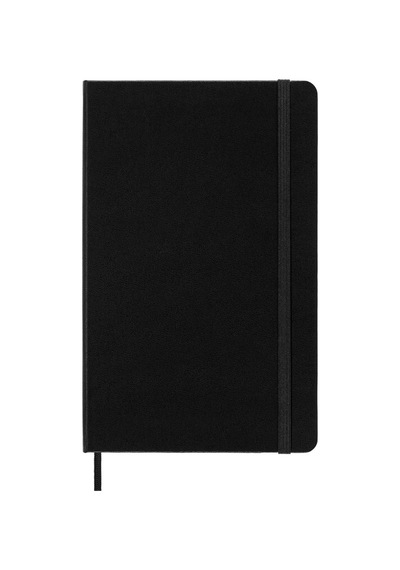 Moleskine Çizgili Siyah Defter L Boy Sert Kapak