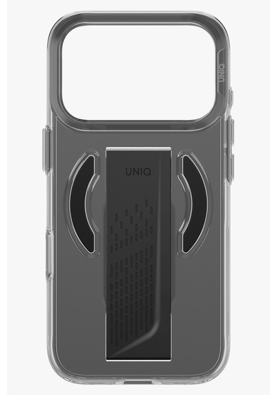Apple iPhone Uyumlu 18 Pro Kılıf Flexgrip Tutma Bandı Dayanıklı Sararmayan Kapak Şık Görünüm Patentli Tasarım Sıyah