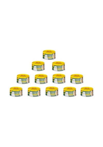Me-O Delite Ton Balıklı Sebzeli Tahılsız Jelly Konserve Yetişkin Kedi Maması 12 x 80 G