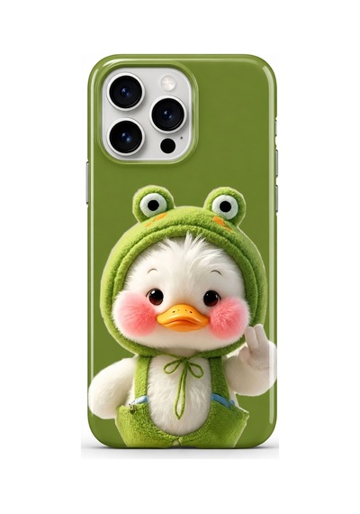 Apple iPhone Uyumlu 16 Pro Max Novera Cozy Friends Collection Çift Katmanlı Essential Tough Telefon Kılıfı