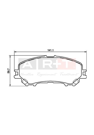 Art-balata Ön Balata Renault Kadjar 15 Koleos Iı 15 Nıssan Qashqaı J11 13 X Traıl Iıı 14 A29.3144 410604ea0a D10604ca0a 410601596r