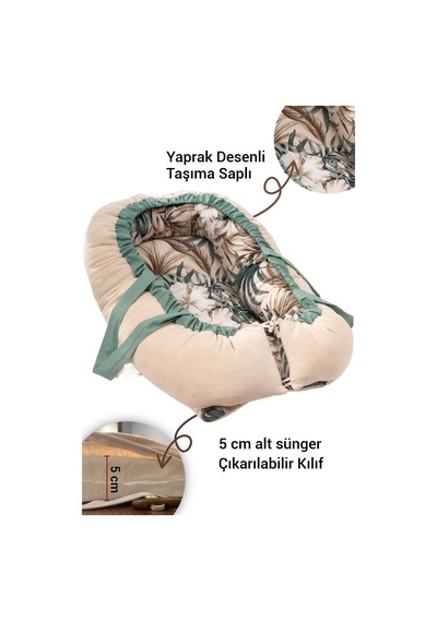 Wellgro Tropical Babynest Bebek Yatağı Anne Yanı Bebek Yatağı