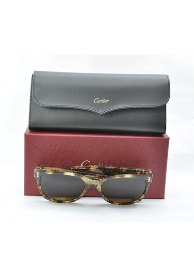 Cartıer Vıntage Premıère Mıles Havana Brown Kahverengi Unısex Polarize Wayfarer Güneş Gözlüğü