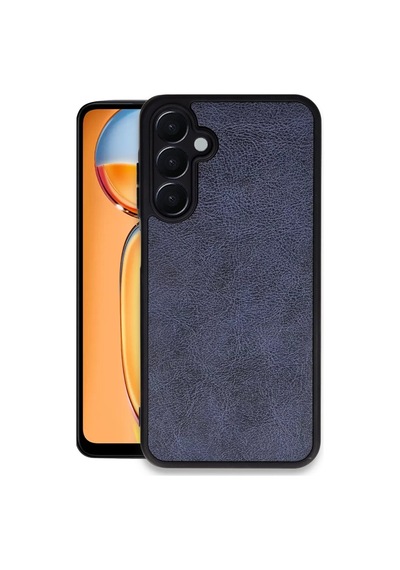 Newface Samsung Galaxy A15 4g Kılıf Aras Deri Kapak - Lacivert
