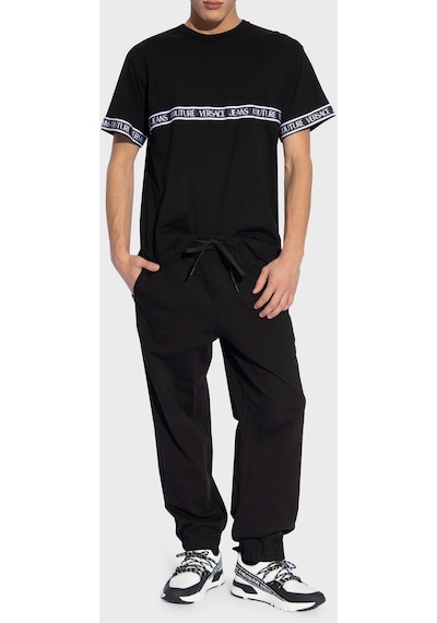 Versace Jeans Couture Erkek T Shirt 76gahc06 Cj01c 899 Siyah