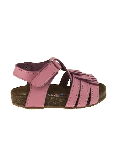 Toddler 01318 Anatomik,Deri ,Mantar Taban Pembe Sandalet 26-30 Pembe