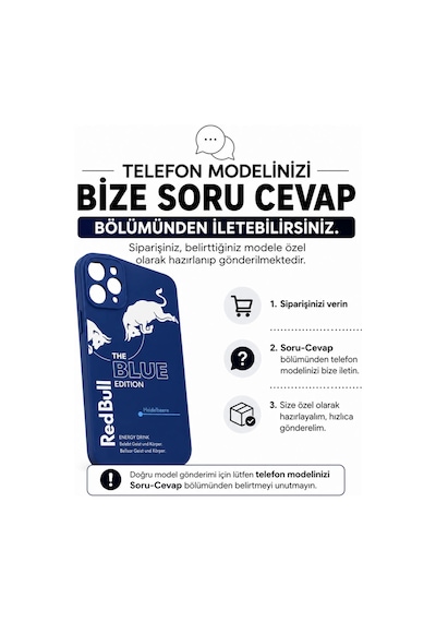 Apple iPhone Uyumlu 15 Red Bull The Edition Telefon Kılıfı Premium Uv Baskılı Silikon Koruyucu Kılıf Lacivert